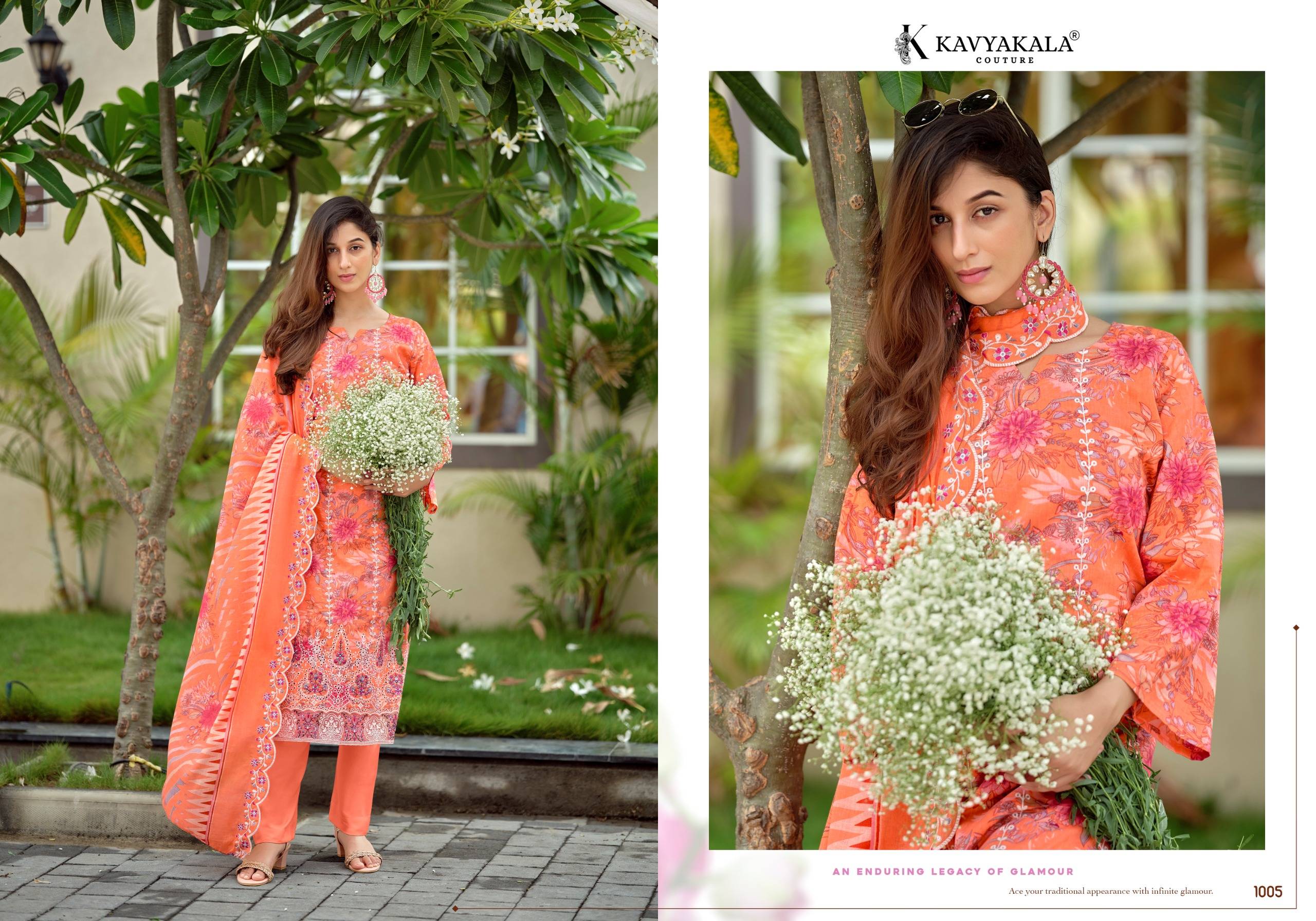   NIRMOHI Vol 4 By KAVYA‎‎ KALA 1001 To 1008 Series Beautiful Festive Suits Stylish Fancy Colorful Casual Wear & Ethnic Wear Heavy Cotton Lawn Print Dresses At Wholesale Price